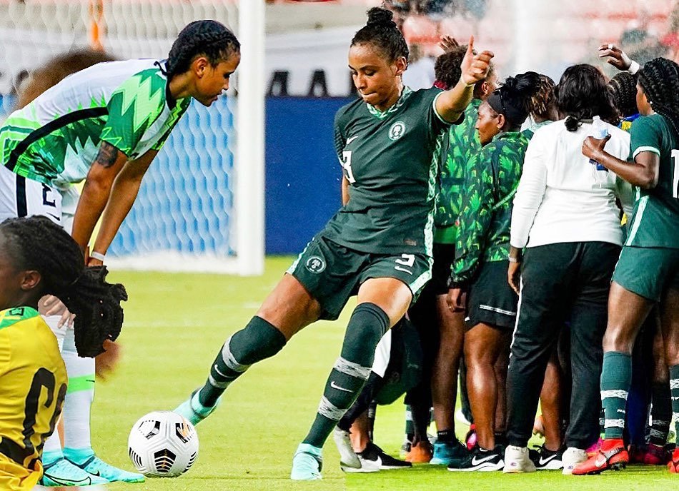 Onyinyechi Salome Zogg Playing for Super Falcons