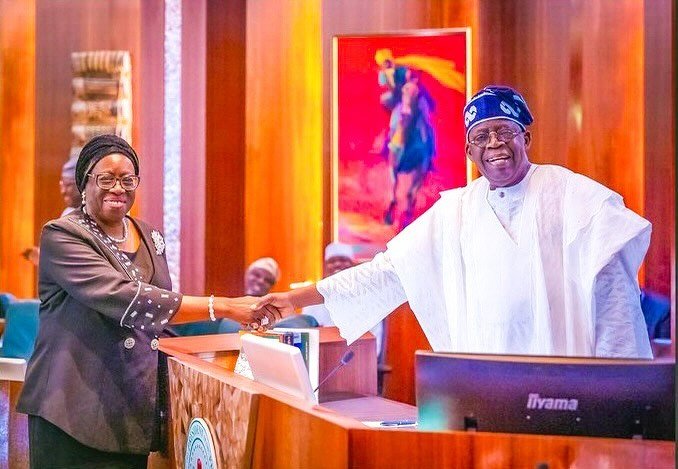 Kudirat Kekere-Ekun Sworn in as Chief Justice of Nigeria by President Bola Ahmed Tinubu
