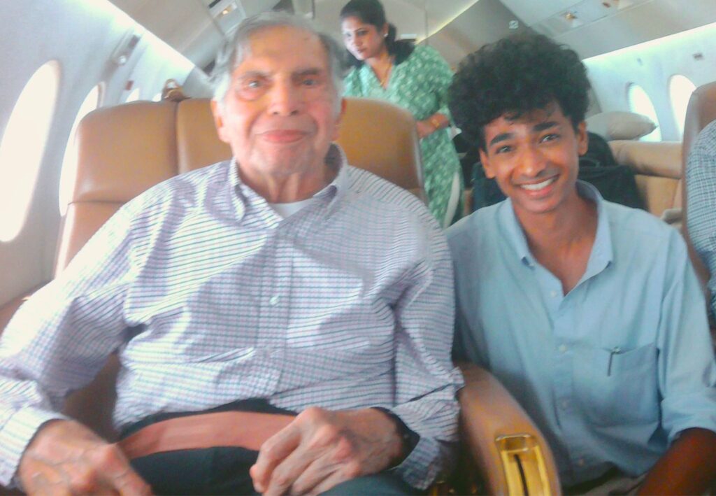 Shantanu Naidu and Ratan Tata