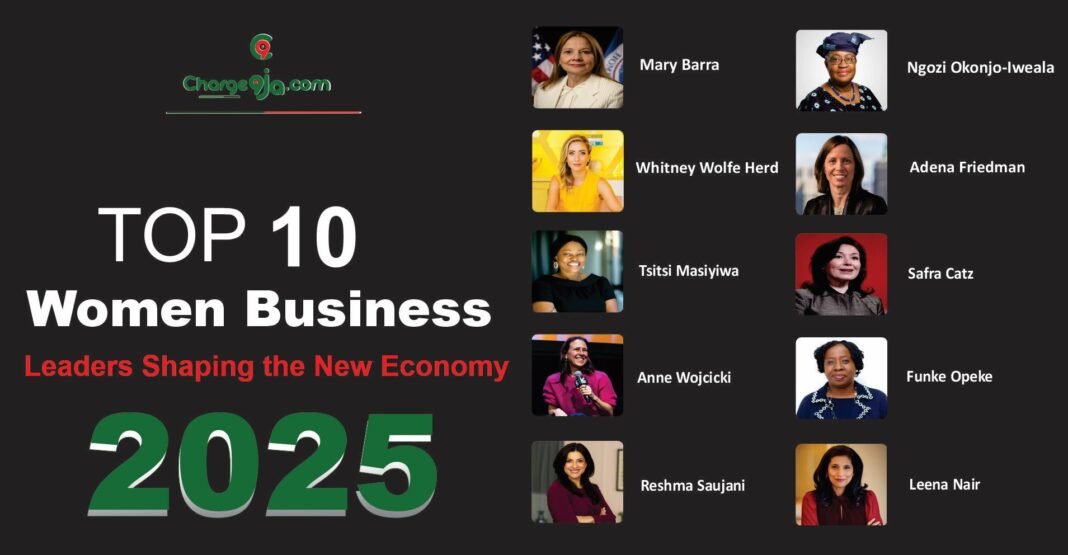 Top 10 Women Business Leaders Shaping the New Economy in 2025 Top 10 Women Business Leaders Shaping the New Economy in 2025